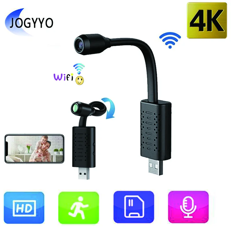 

HD 4K Mini Camera Wireless WiFi ip cam Motion Detection Live Surveillance Camcorder Home Security Surveillance Video Recorder