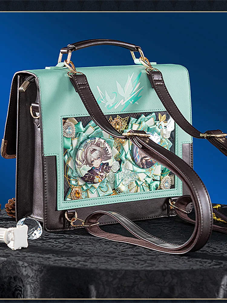 Фото Stock Firefly Preppy Commuter Bag Game Honkai Impact 3rd Cos Аниме Мужской или женский рюкзак Сумка на плечо для поездок на работу Сумка 2025 НОВИНКА №1