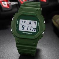 sanda fashion mens military watches 2022 new multifunctional luminous digital display watch electronic watch relogio masculino
