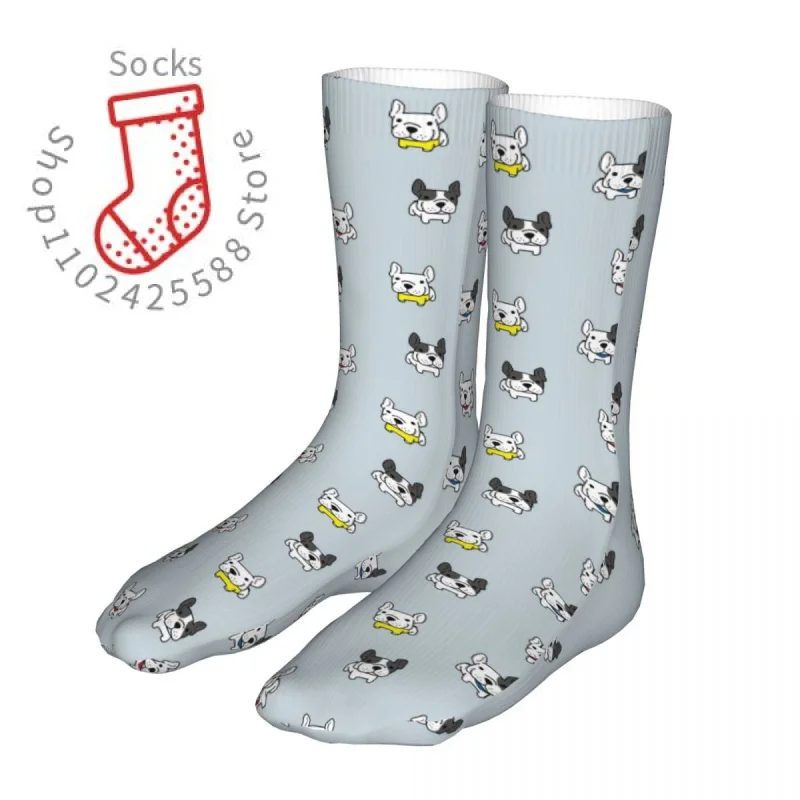 

Happy Bulldog Dog Women Socks 2022 Female Cute Sports Socks