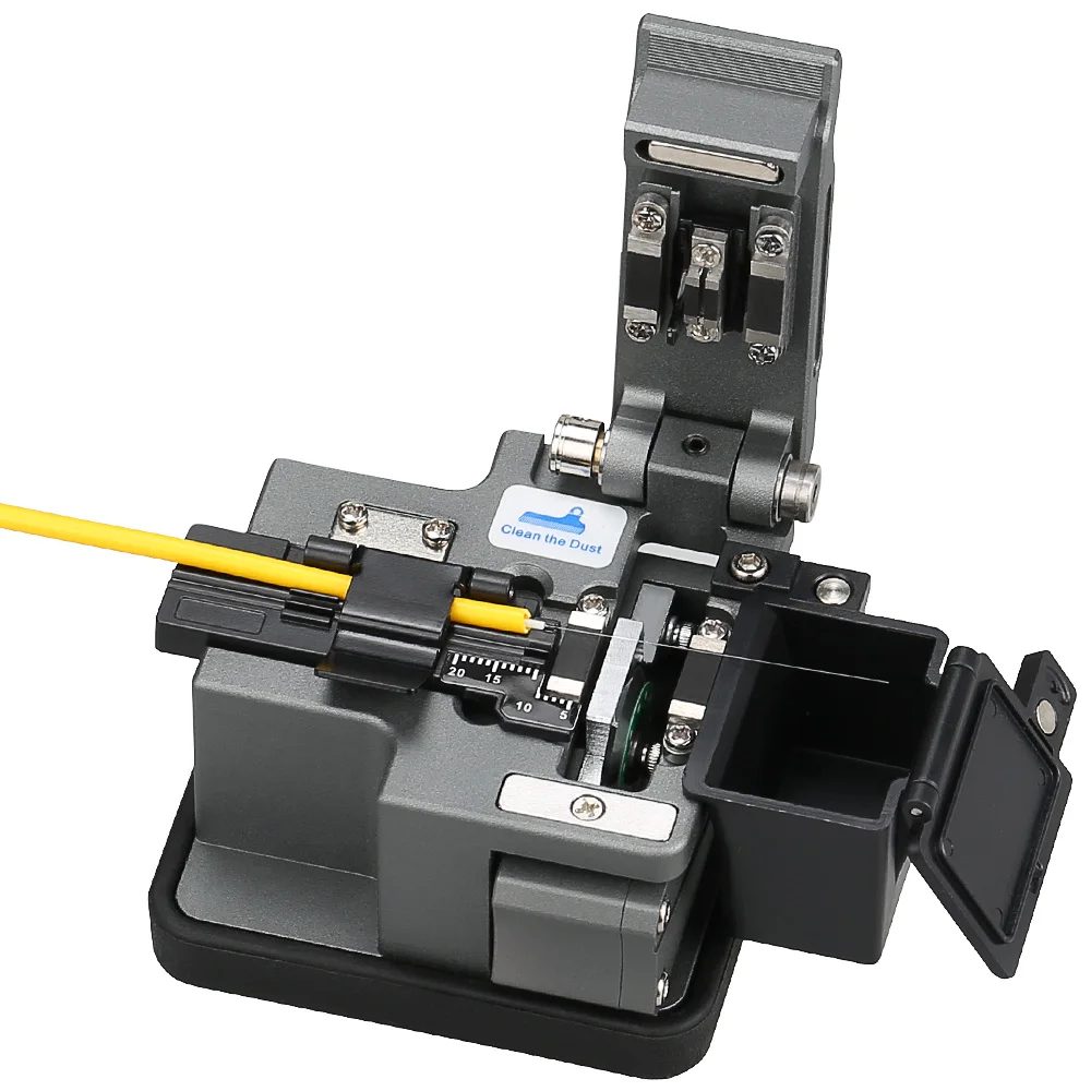 

AUA-X3 Высокоточный волоконно-оптический режущий нож для кабеля FTTH инструменты резак три в одном зажимный слот 24 лезвия поверхности