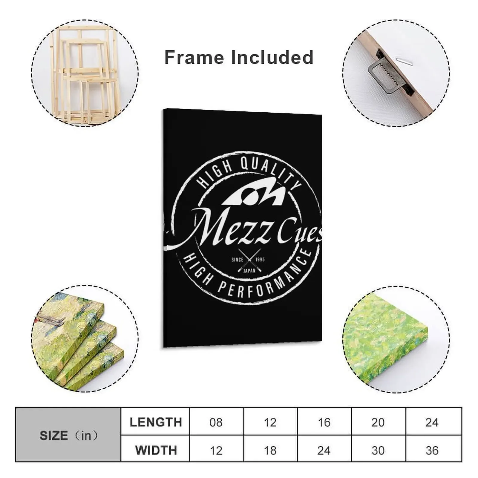 MEZZ CUES WHITE Холст Картина для дома и украшения декоративные предметы Декоративные