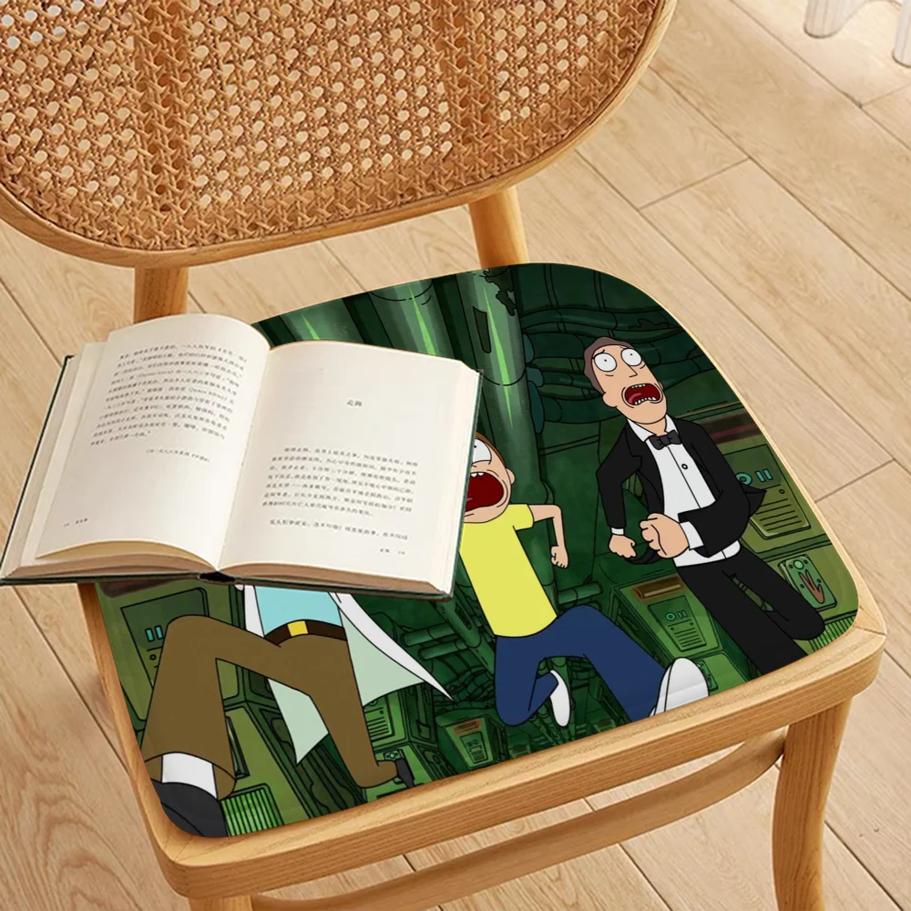 Разноцветная Плюшевая Подушка R-Rick-Morties Мягкая Квадратная Для Сиденья Домашнего