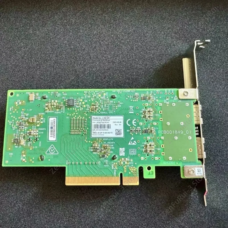 Фото MCX512A ACAT Mellanox CX5 25GB двухпортовый оптоволоконный сетевой адаптер для серверного коммутатора №3