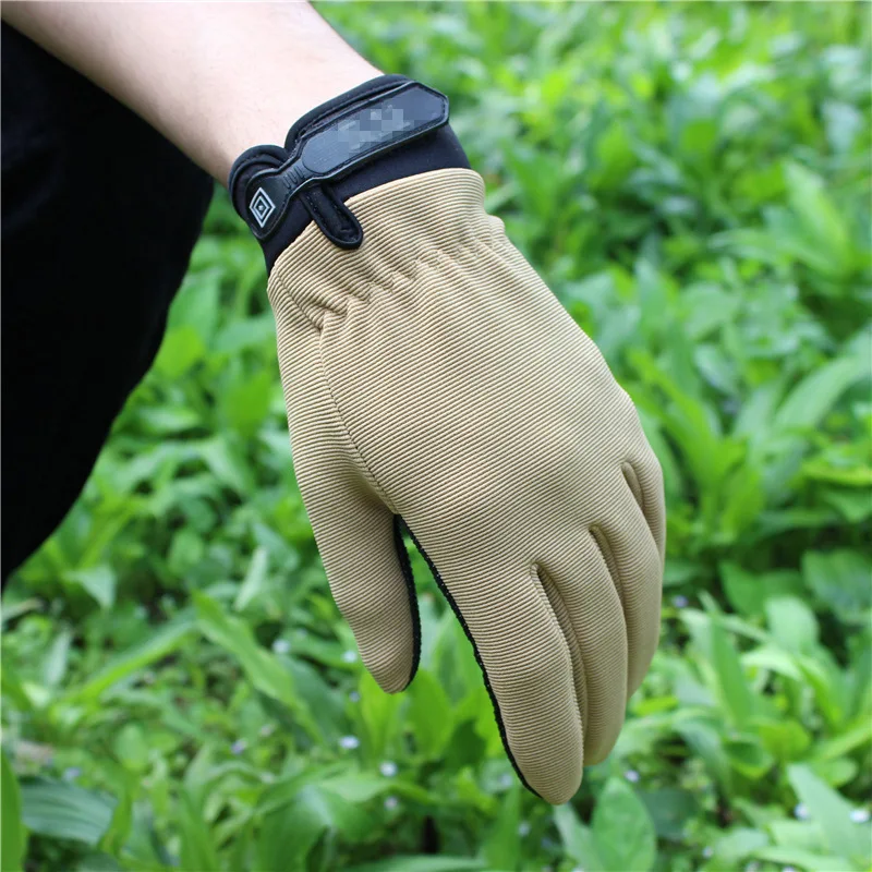 

Men's Tactical Gloves Summer Breathable Outdoor Riding Gloves Light Full Finger Fingerless Fishing Non-slip Sports Women