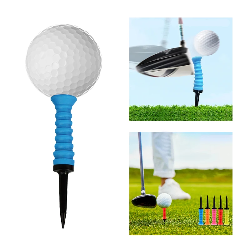 

2023 New Hot Sale 1Pcs Golf Tee Professional Reusable Ball Tees Stable Holder Outdoor Indoor Golfing Train Practice for Golfer