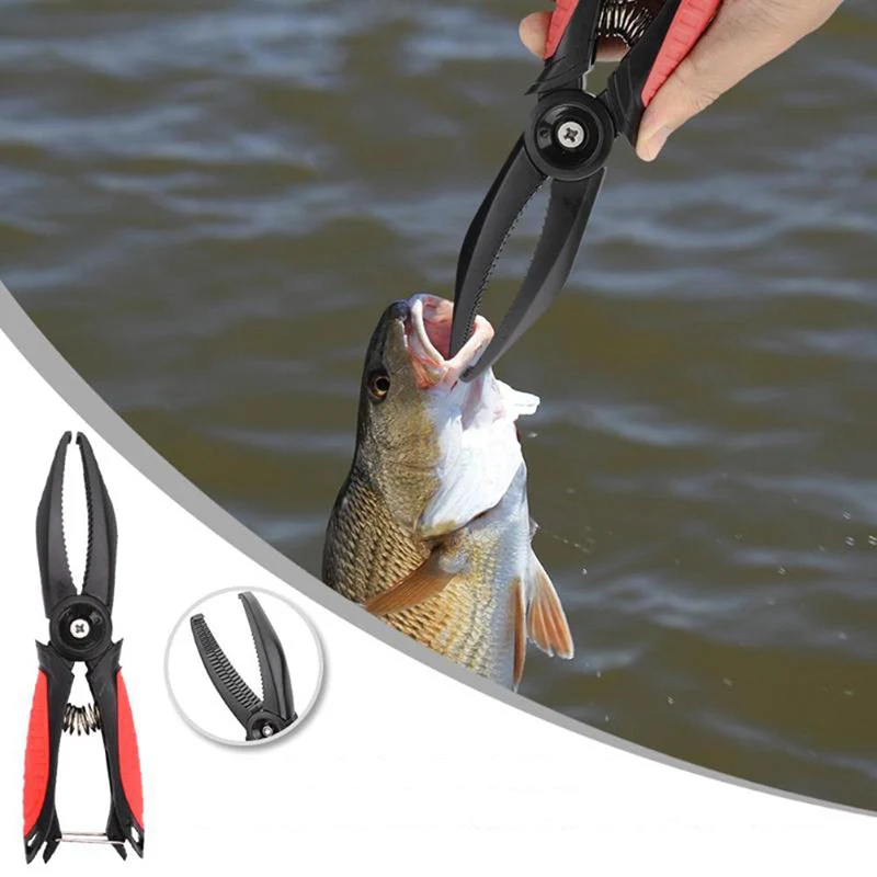 

Antiskid Clip Holder Flexible Fishing Pliers Tackle Rubber Fishing Controller Clamp Claw Grip Fishing Accessory Tools