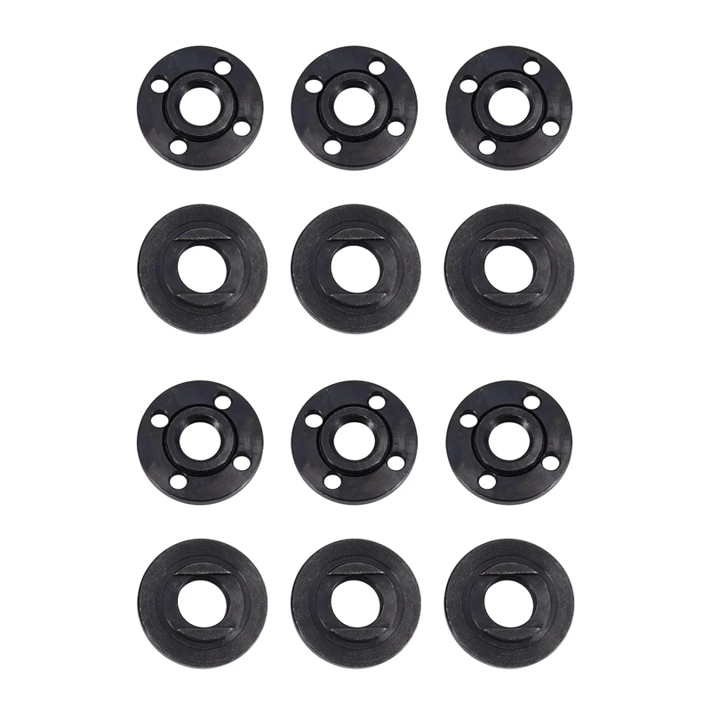 

LJL-12 Pack Angle Grinder Flange Nut 5/8 For Dewalt Ryobi Makita 224399-1 193465-4 224568-4 9005BZ 9015B Replacemen