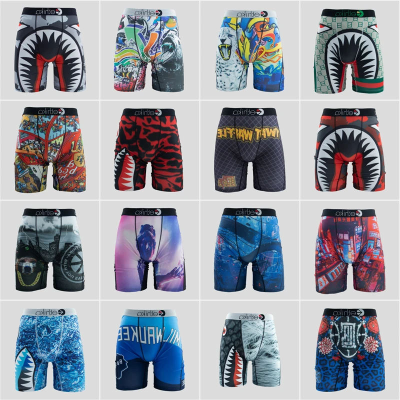 Men Underwear Breathable Sexy Men's Panties Lingerie Underpants Male Plus Size L-XXXL Man Boxers Fashion Print Boxer Trunks