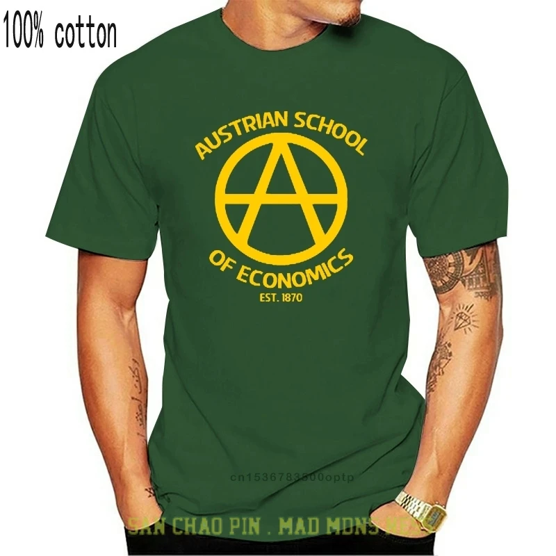 

Модная крутая Мужская футболка, Женская забавная футболка, австрийская школа, экономика, капитализм, свободно оформленная Футболка с принт...