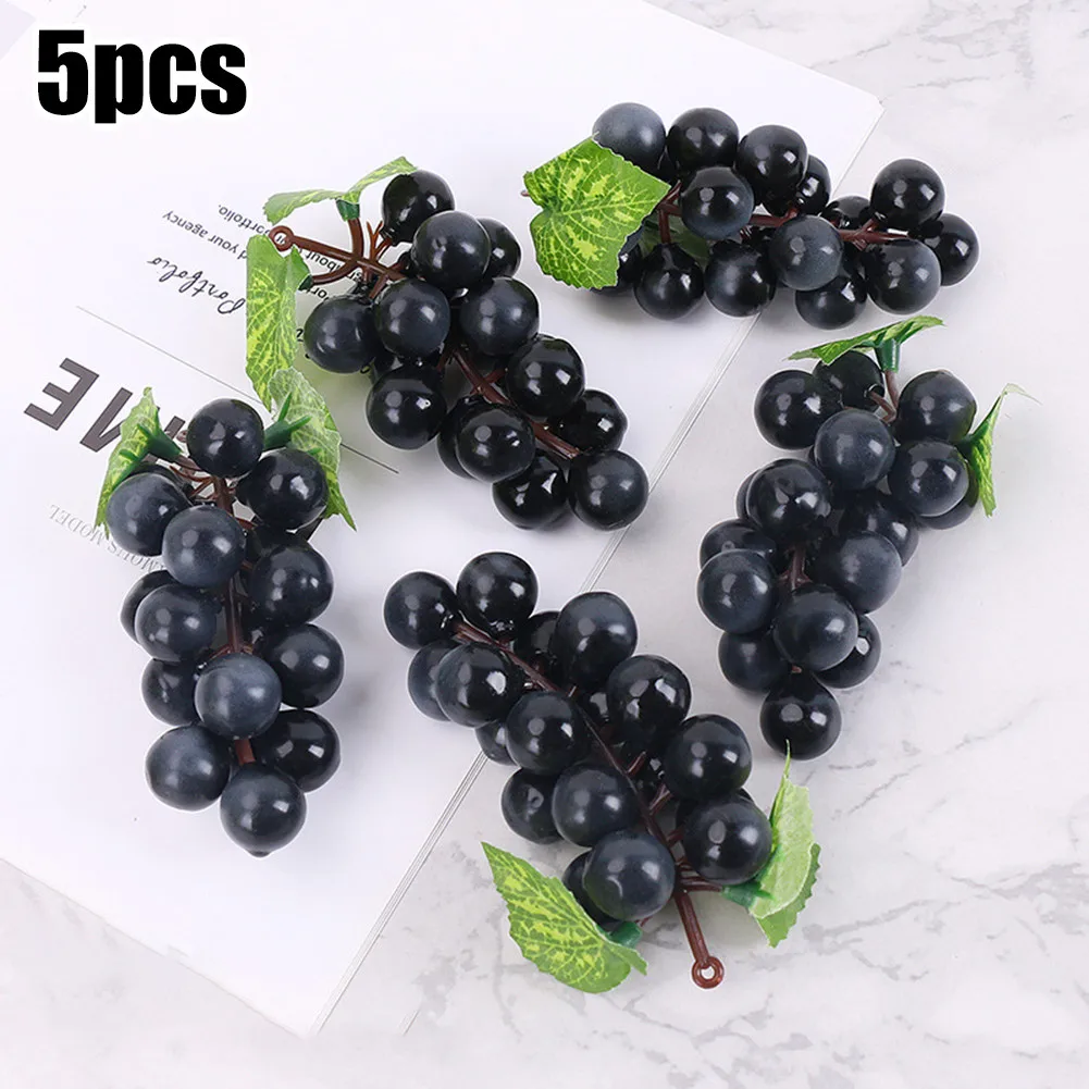 

Artificial Fake Grape Fruit Flower Leaves Plant Lifelike Home Decor Art DIY Ornament Room Decoration Office Party