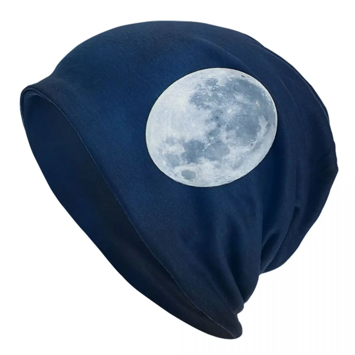Strange Moonlight Moon Theme Adult Men's Women's Knit Hat Keep warm winter knitted hat