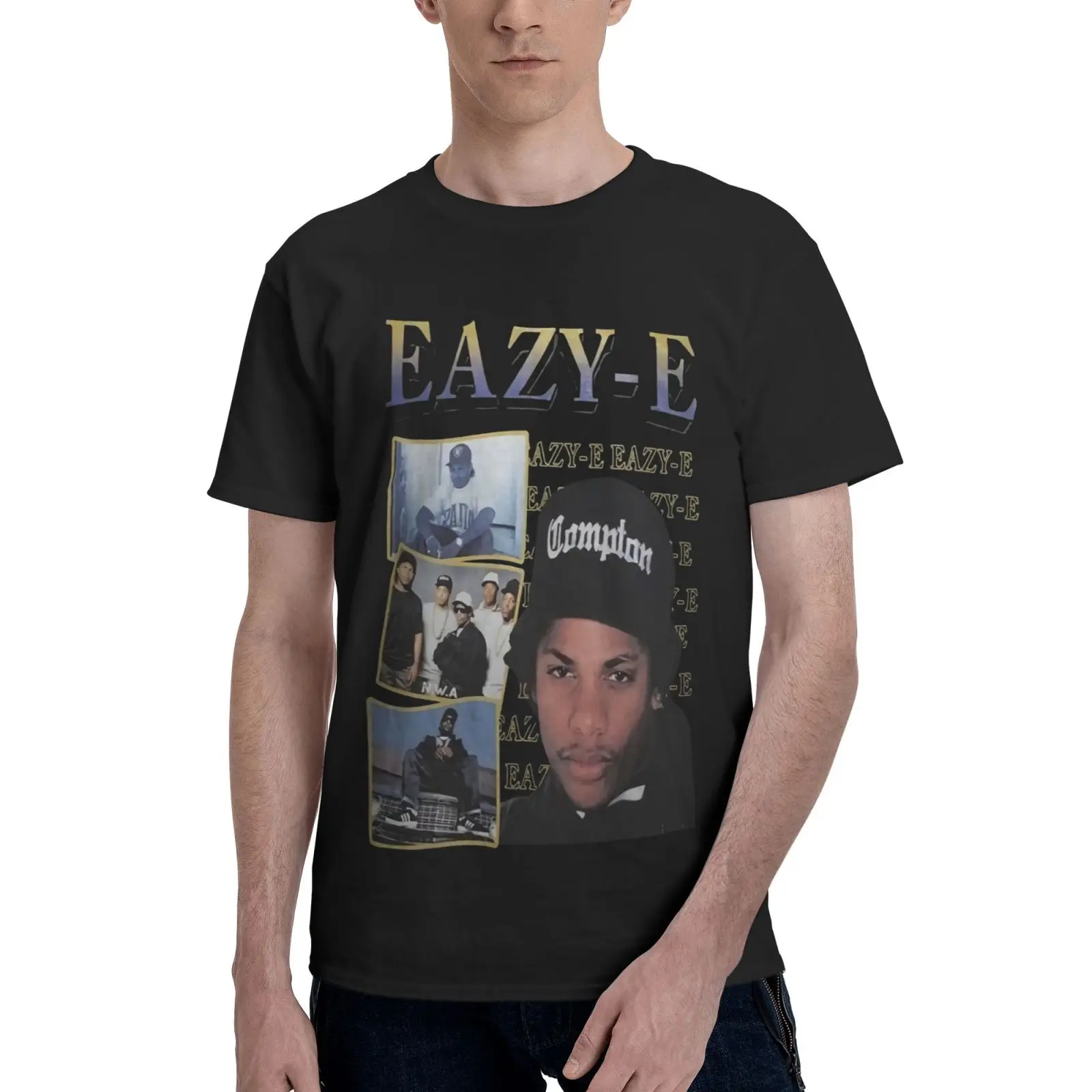 

Rare Vtg Eazy Eternal Rapper Bc39 Oversized T-Shirt Harajuku Grunge Grunge T-Shirts Man Men's Shirt Mens Clothes Men's T-Shirt