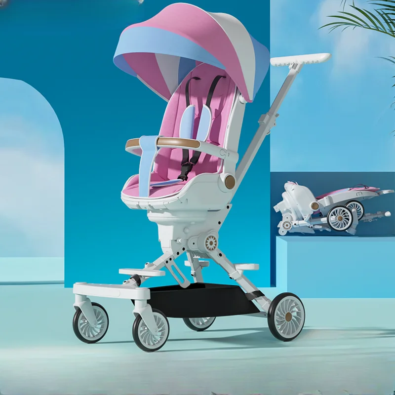 And Strollers Can Sit Or Lie Down Lightweight Baby Stroller