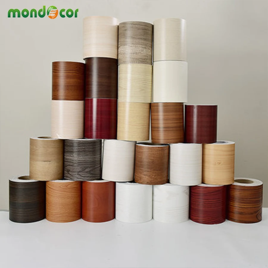 

Vintage Decorative Border Sticker DIY Wood Grain Waistline Self Adhesive Wallpaper Border Bathroom Kitchen Waterproof Marble PVC