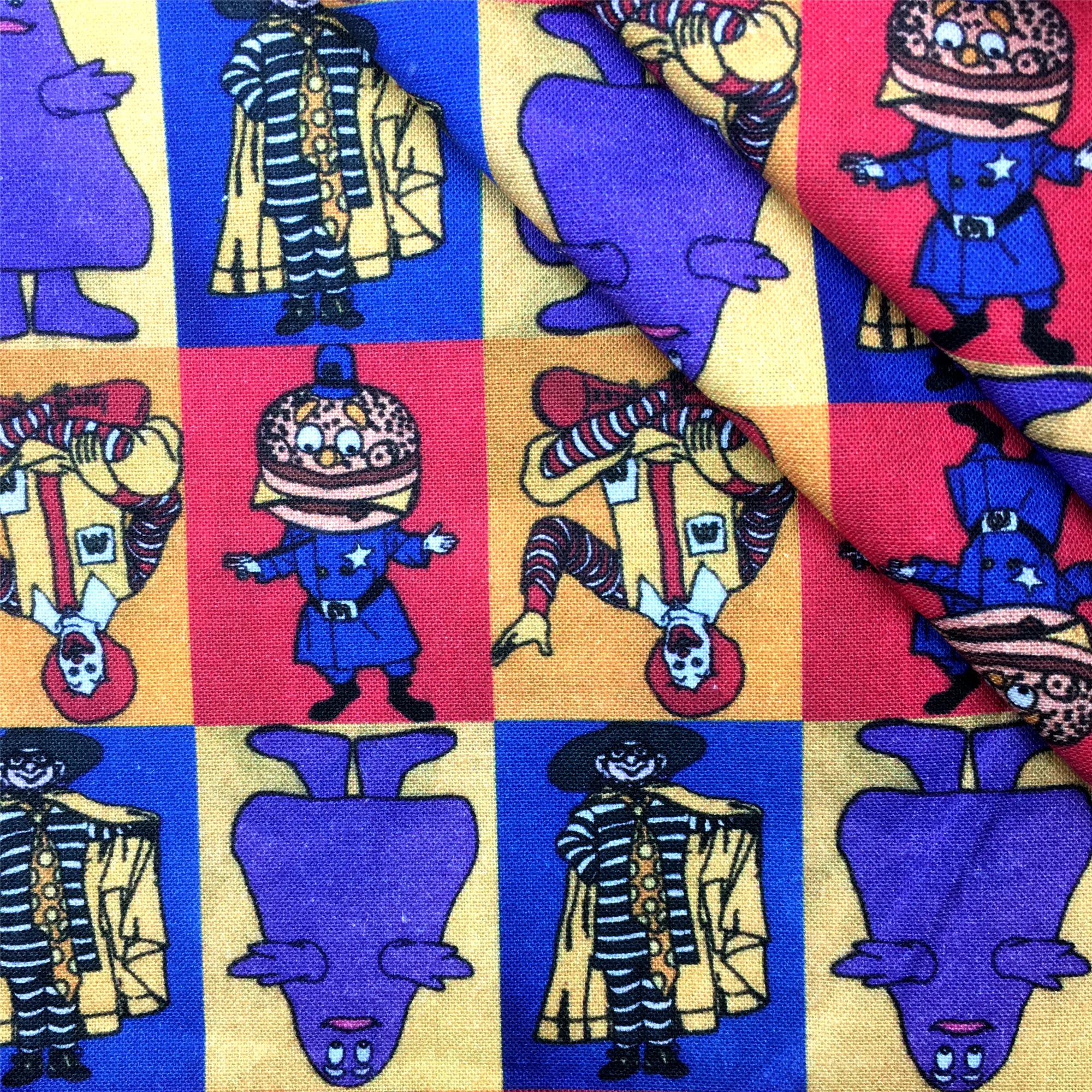 Полиэстеровая хлопчатобумажная ткань 20*33 см с рисунком идола из мультфильма