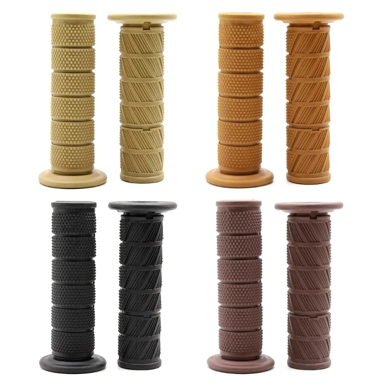 

For Motorbcycle Pit Dirt-Bike Grip Non Slip Rubber Bar End Thrusters Lock-on Grip Motorcross Comfort Hand Handlebar Grip