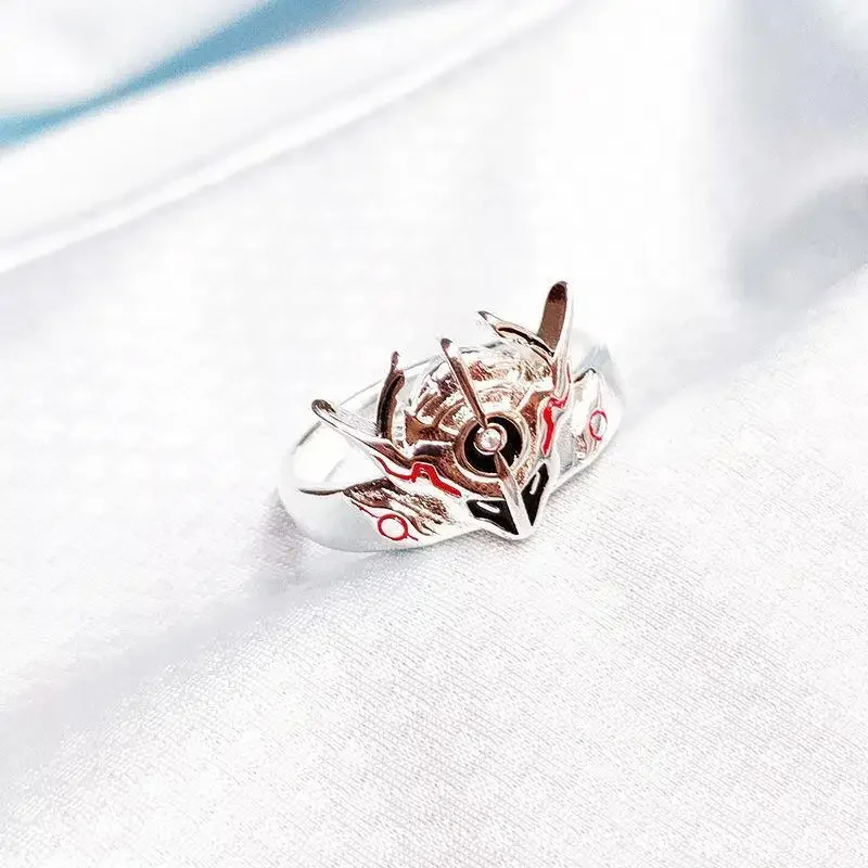 Открытое кольцо Kamen Rider Evol E с черной отверстием в форме сцены 4 ювелирные изделия