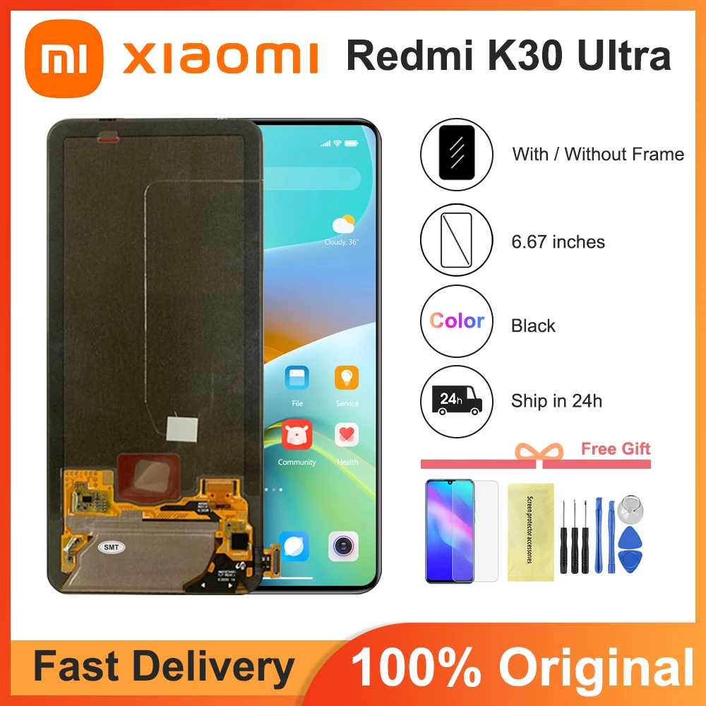 

Original 6.67'' Display For Xiaomi Redmi K30 Ultra LCD Display Touch Screen Panel Digitizer For Redmi K30 Ultra M2006J10C LCD