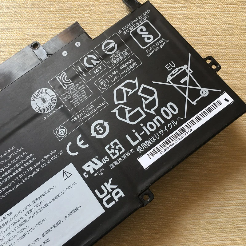 Фото Новый аккумулятор для ноутбука L19C3P71 L19M3P72 L19M3P73 для Lenovo ThinkPad X1 NANO GEN 1-20UN SB10T83206 5B10W13962 SB10T83205 5B10W13963 №4
