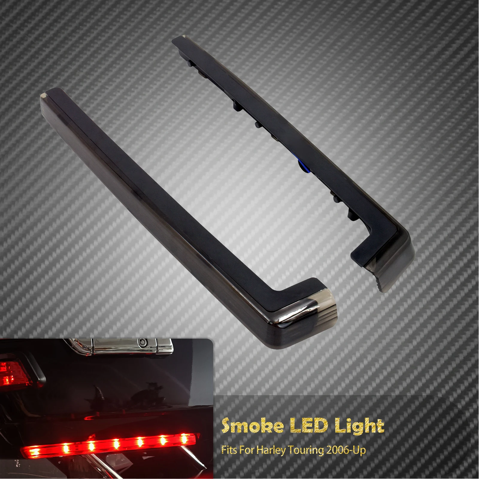 Светодиодный светильник с акцентной боковой панелью для багажа мотоцикла для Harley Touring Street Glide Road Glide FLHR FLHX Trike 2006-2024 2025