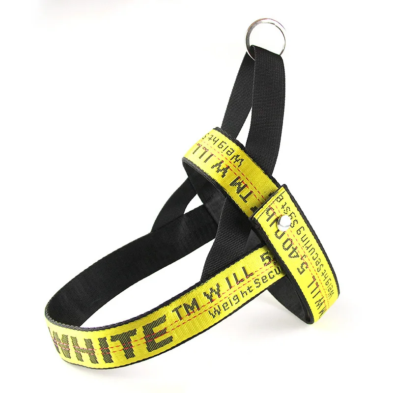 

Fashion Brand Pet Dog Harness Off White Dog Harness Schnauzer Dog Accessories French Bulldog Dog Supplies Chihuahua Accesorios