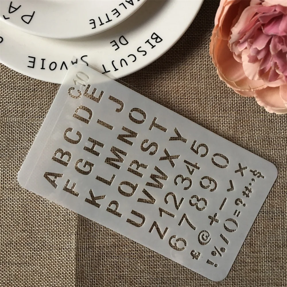 Пластиковые трафареты TIAMECH Digit Number