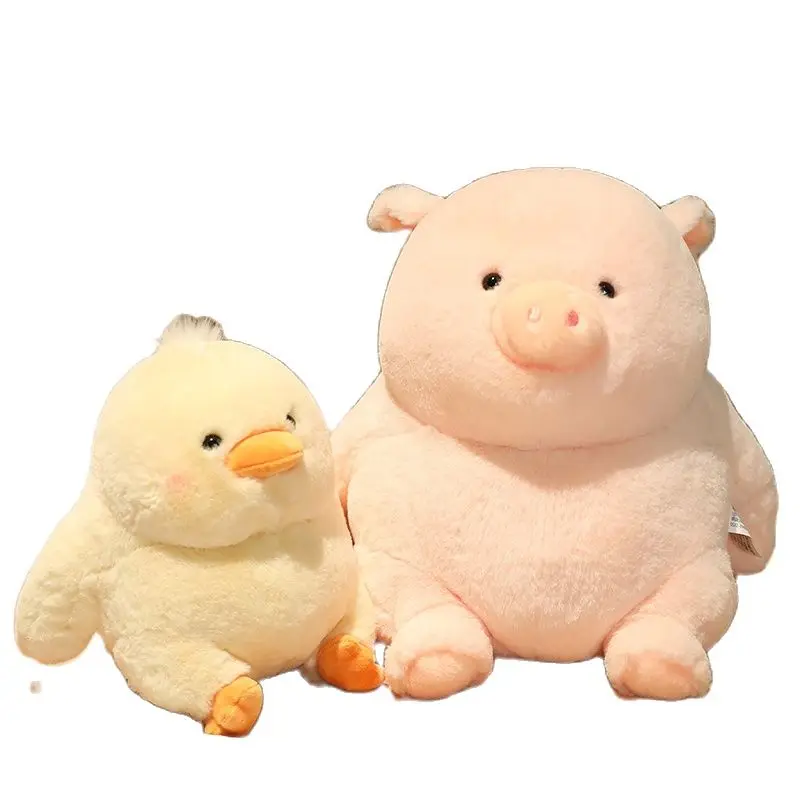 

Толстая Милая мультяшная плюшевая подушка с животными, слоном, курицей, детские мягкие плюшевые игрушки, мягкая подушка для сна