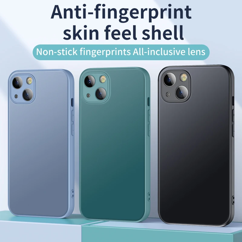 

For iPhone 13 12 11 Pro Max Mini AG Matte Glass Texture Case Slim Cover Anti-Fingerprint Built-in Magnetic Coil