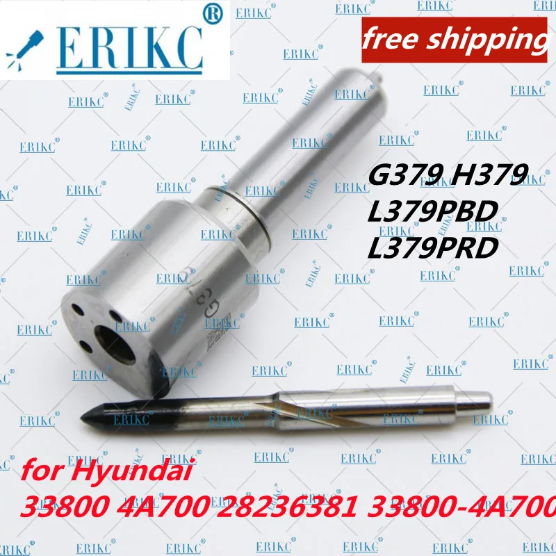 

ERIKC G379 H379 L379PBD L379PRD For Hyundai 33800 4A700 28236381 33800-4A700 Euro 5 Injector Spare Parts Nozzle