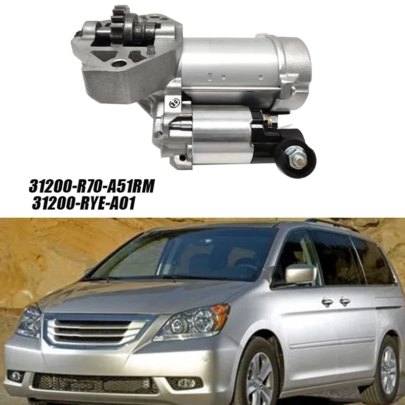 Автомобильный стартер 31200-R70-A51 для Honda Accord Ridgeline Odyssey Pilot Acura TL RL 3 7 2008-2015 R70A51 31200-RYE-A01