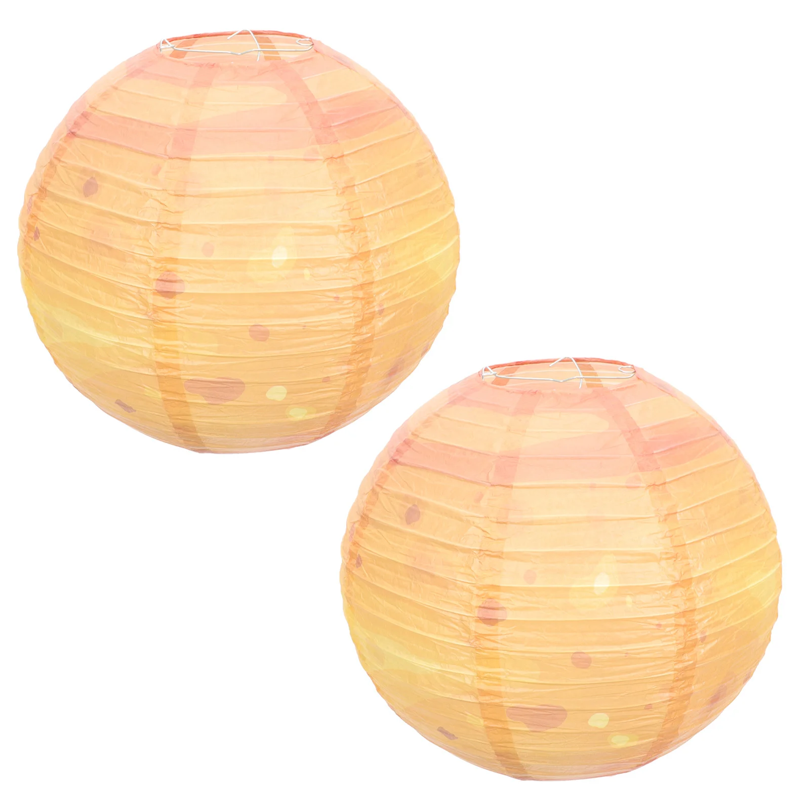 

2 Pcs Lantern Delicate Wedding Unique Planet Decorative Party Lantern Paper Lantern Folding Lantern for Decoration Party Wedding