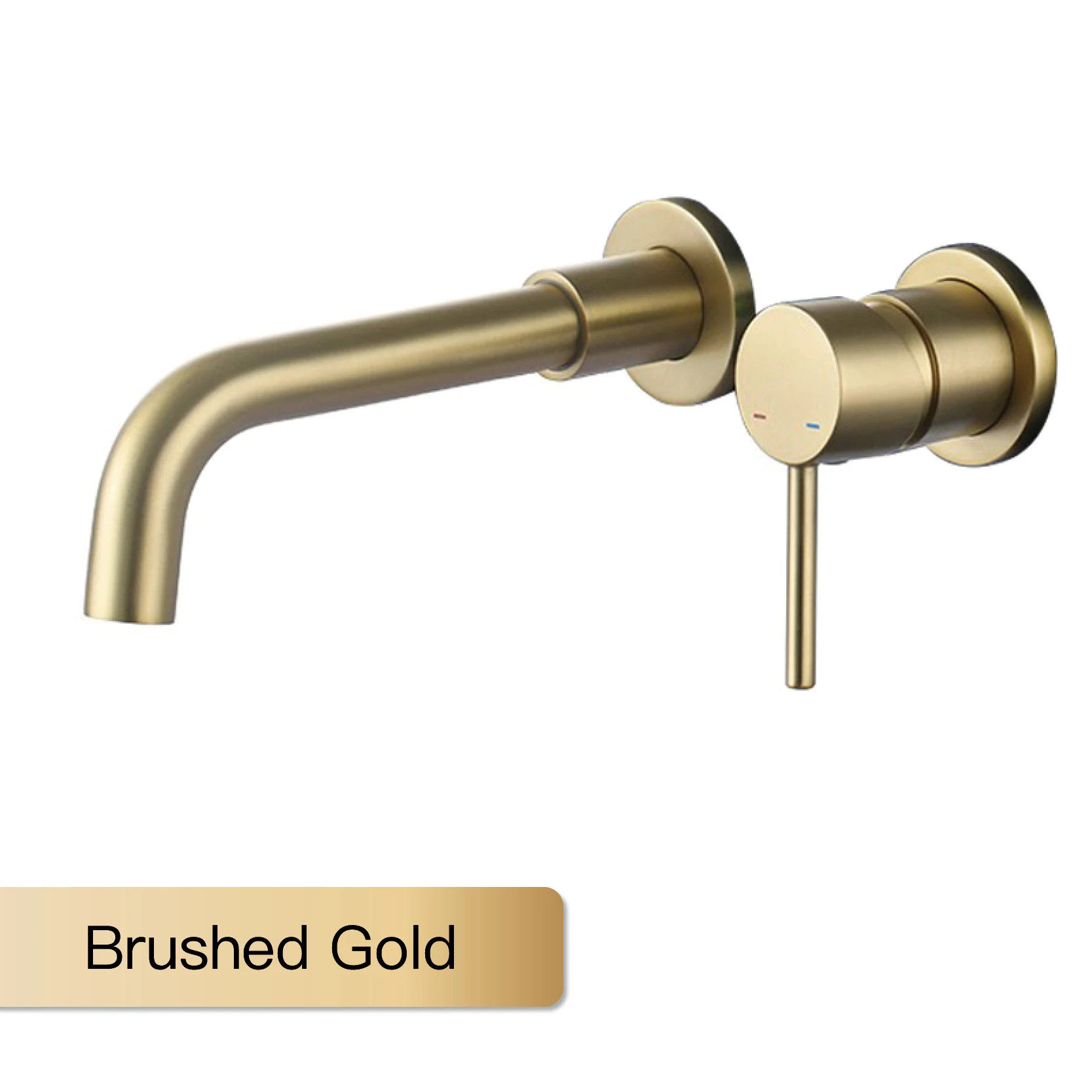 

Настенный черный латунный смеситель Aitana для раковины