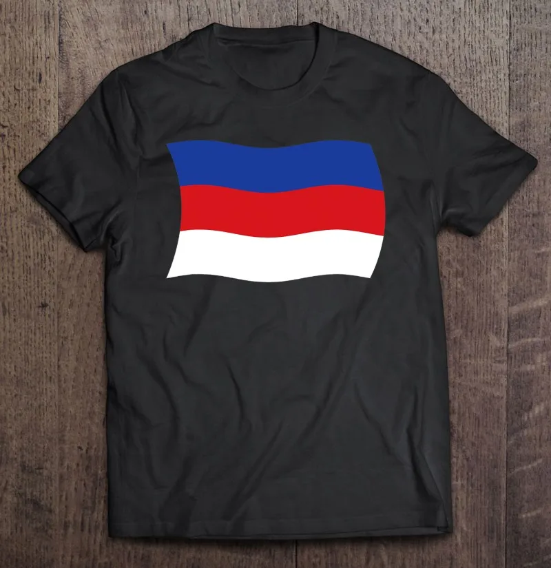 

Футболка мужская с волнистым флагом сорбса, немецкая рубашка сорбянского сербса, Мужская одежда, футболка оверсайз
