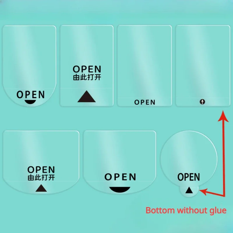 1000 шт. прозрачная легко отрываемая клейкая уплотнительная наклейка проставка