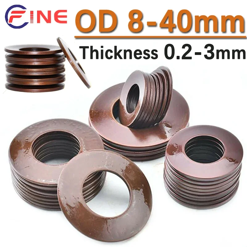 

60Si2MnA Belleville компрессионная пружина, дисковая пружина, внешний диаметр 8-40 мм, толщина 0,2-3 мм