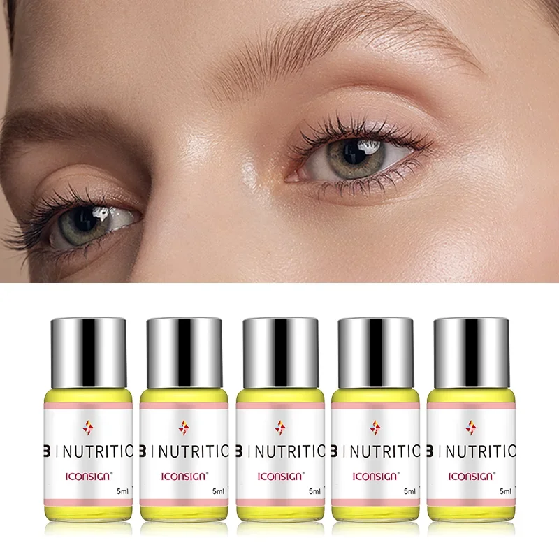 Оптовая продажа 5 бутылок/лот #3/4 ICONSIGN лосьон для подтяжки ресниц питательный