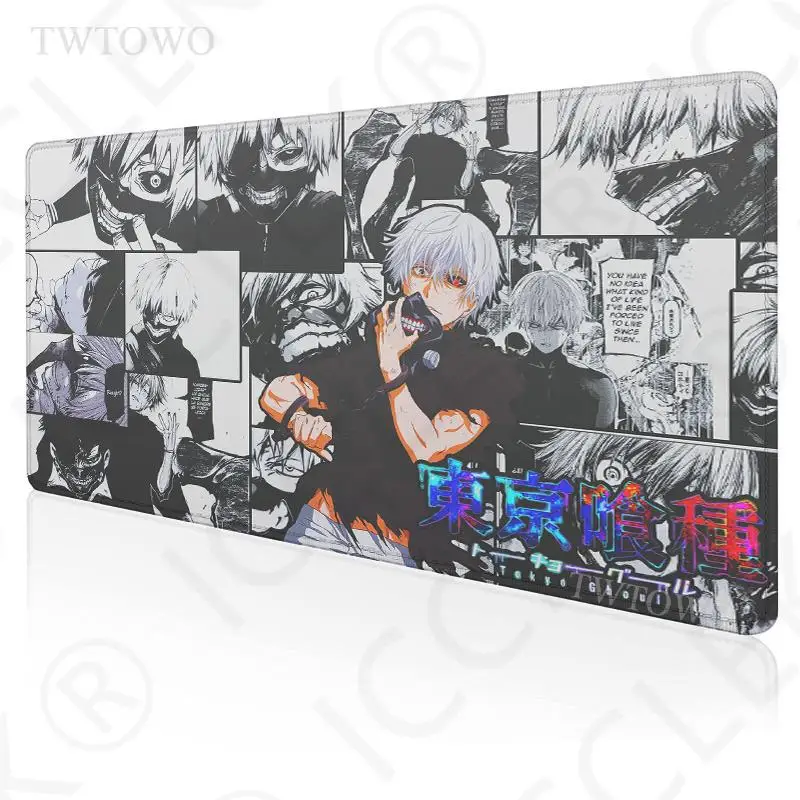 

Anime Tokyo Ghoul Mousepad XXL HD New keyboard pad MousePads Desk Mats Carpet Office Natural Rubber Laptop Anti-slip Mice Pad