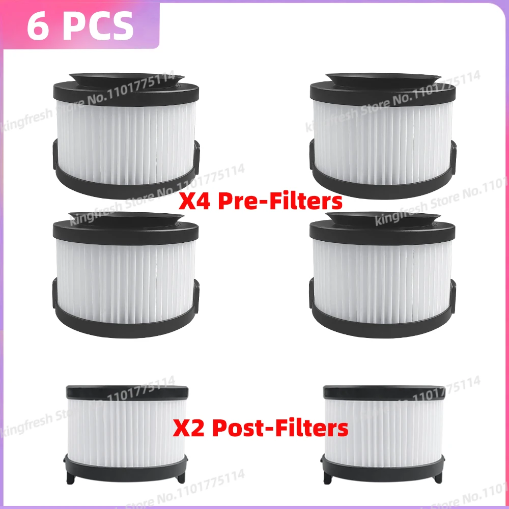 

Совместимо с ( Redkey F10 / F10 Pro, Levoit VortexIQ 40-RF ) Запасные части для пылесоса Предварительный фильтр Основной фильтр HEPA-фильтр Замена аксессуаров