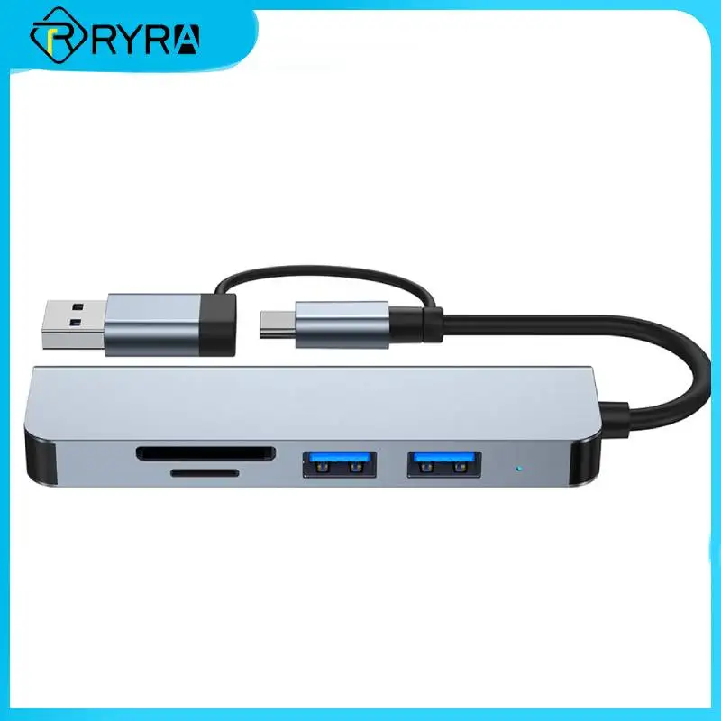 

RYRA USB Hub 4/5/7 Ports Expander Expansion Dock USB C Splitter Adapter For Type C Smartphones Computers Tablets Macbook IPad