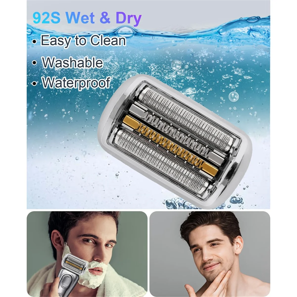 Сменная бритвенная головка 92B для бритвы Braun серии 9 9040 s 9080cc 9093s 9095cc 9240s 9242s 9260s с