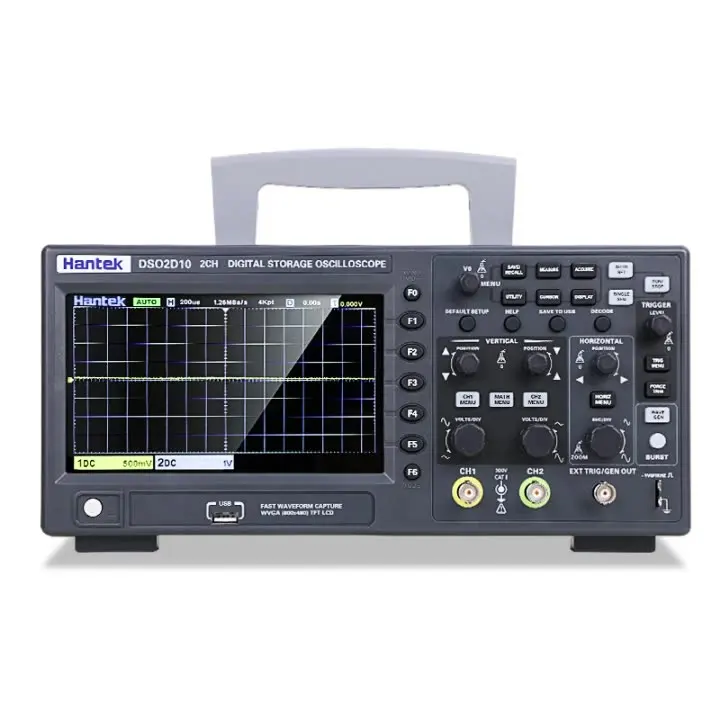 

Hantek DSO2C10 Digital Oscilloscope Dual Channel 100MHZ Bandwidth Handheld Economical Oscilloscope