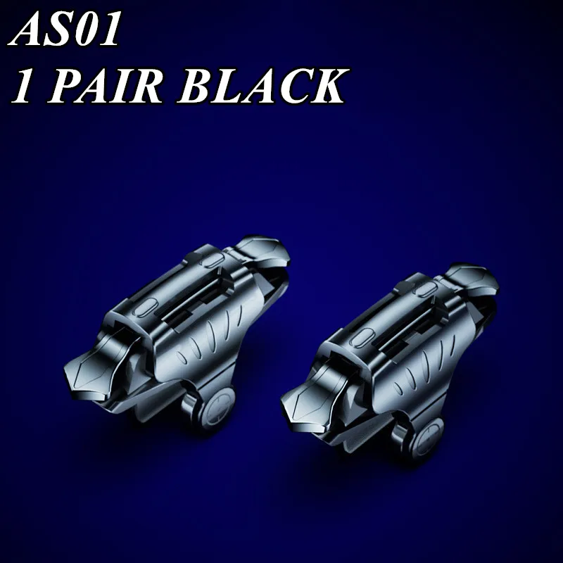

AS01 Mobile Phone Gaming Trigger for PUBG Gamepad Joystick L1 R1 Aim Shooting Key Button Grip for IPhone Android Game Controller