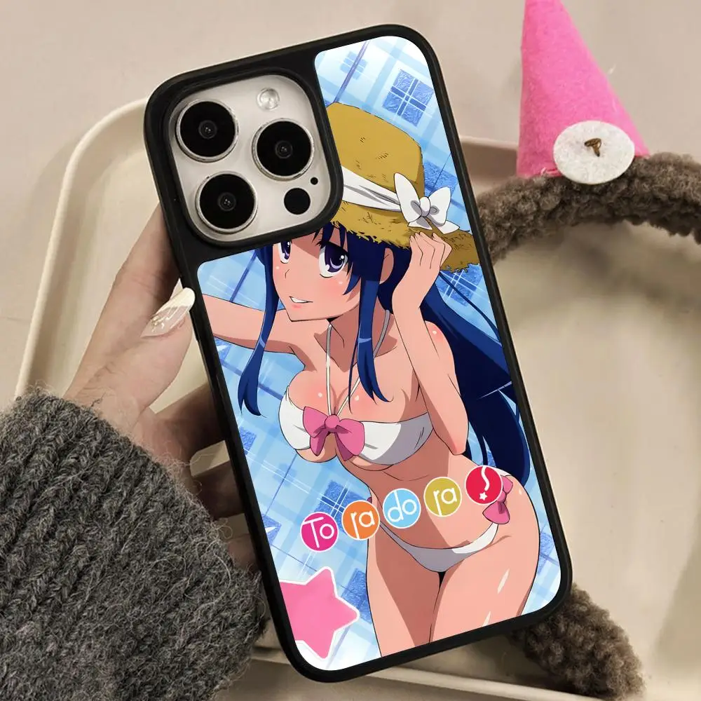 Фото Чехол для телефона Toradora Kawashima для iPhone 17 16 15 14 13 12 11 Air Pro Max Plus с матовой поверхностью №3