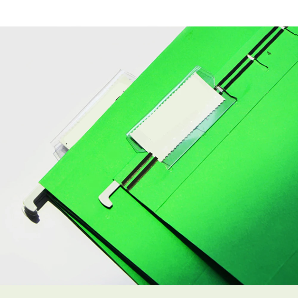 25 шт. прозрачные вкладки для папок идентификационные файлов подвесные вставки