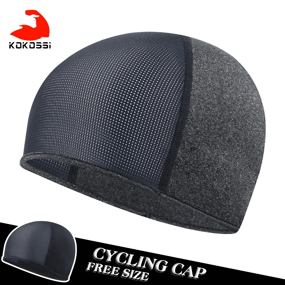 

Велосипедная шапка KoKossi, дышащая, непромокаемая, флисовая, для езды на открытом воздухе, спортивный шлем, ветрозащитная, теплая, водонепроницаемая, для велосипеда, мотоцикла