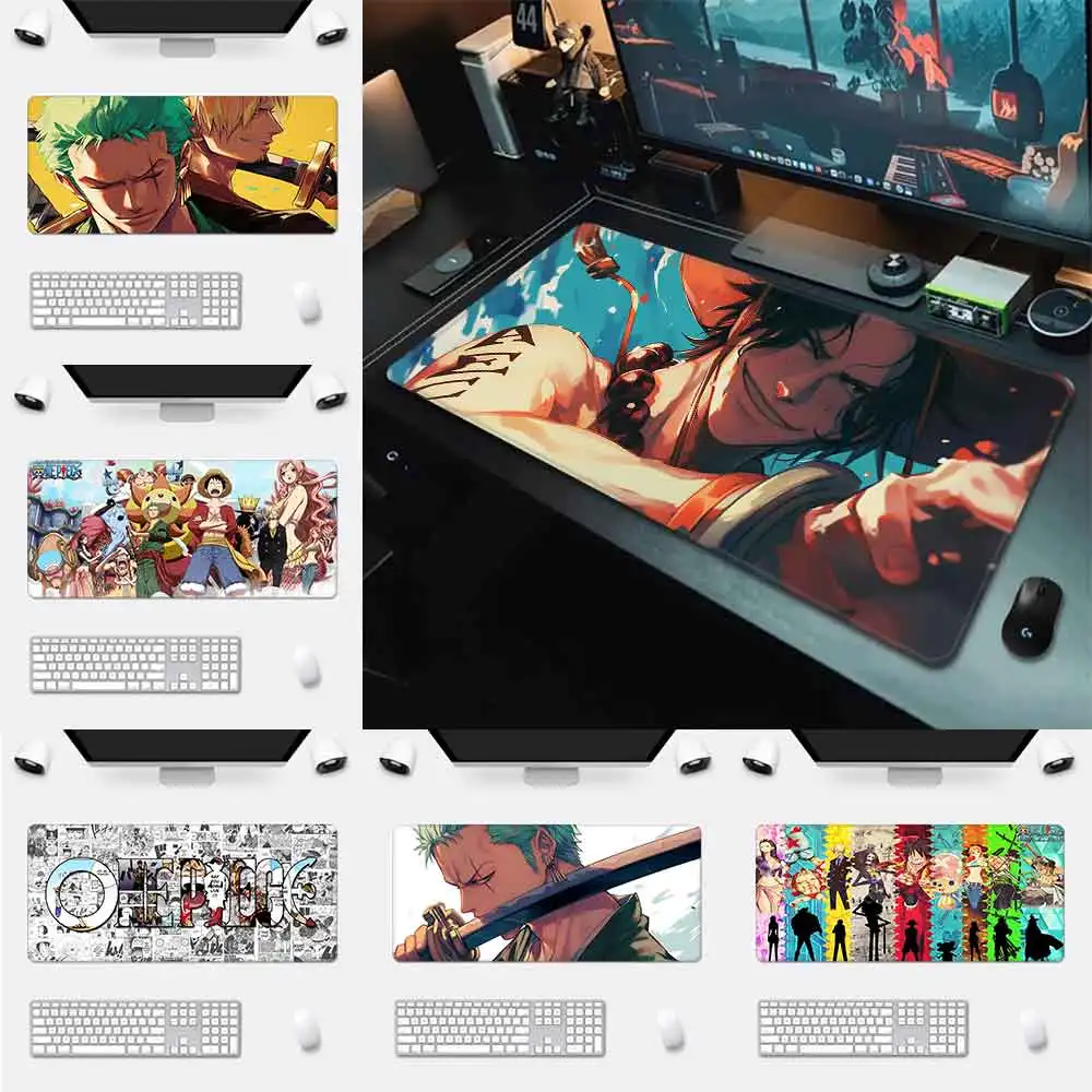 Коврик для мыши с рисунком Аниме One компьютера геймеров подставкой под край