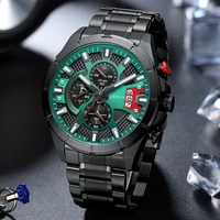 curren stainless steel fashion casual luxury brand wristwatch men luminous waterproof chronograph mens watches relogio masculino