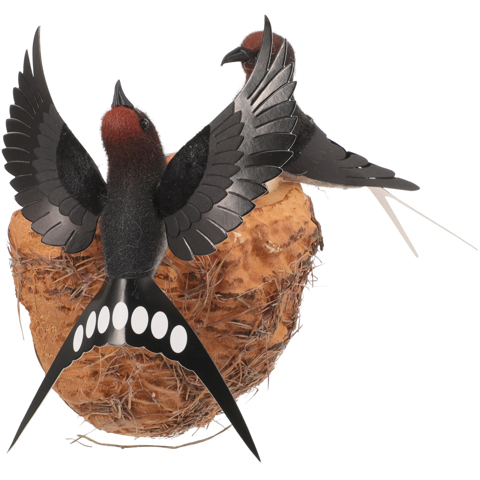 

Swallow Nest Decoration Home Adornment House Decorations Decorate Bird Foam Rustic Birds Sculptures Summer