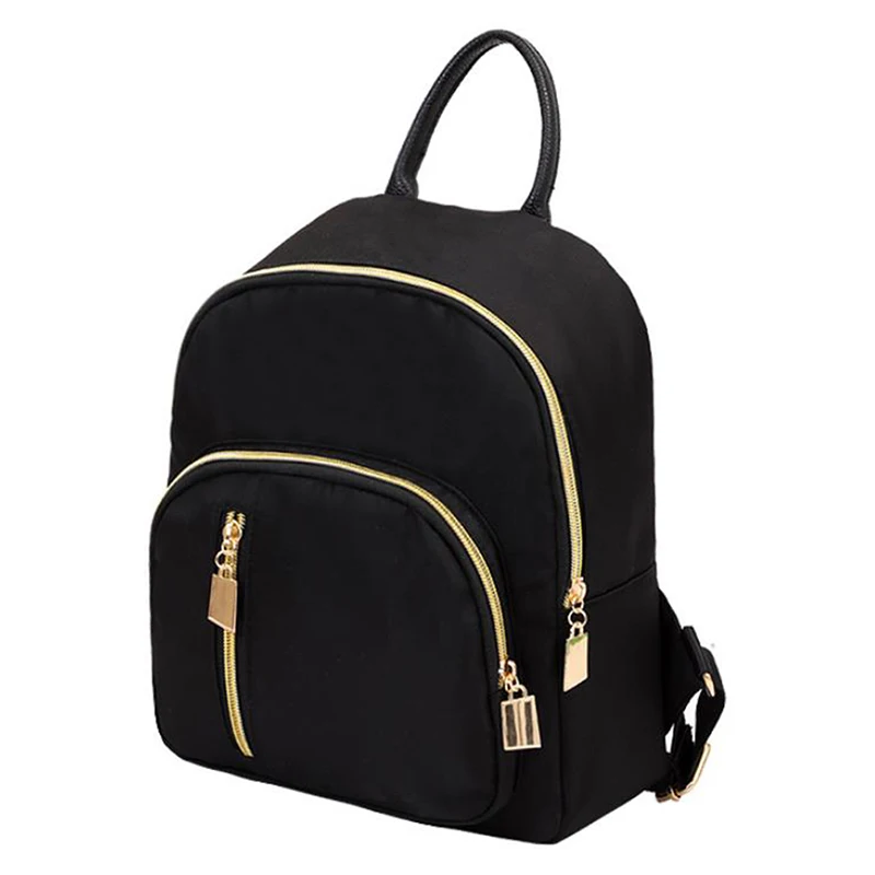 

Black Bags School Rucksack Backpacks Fashion Women Cheap Backpack Small Mini Women Teenagers Waterproof For Girls Backpack